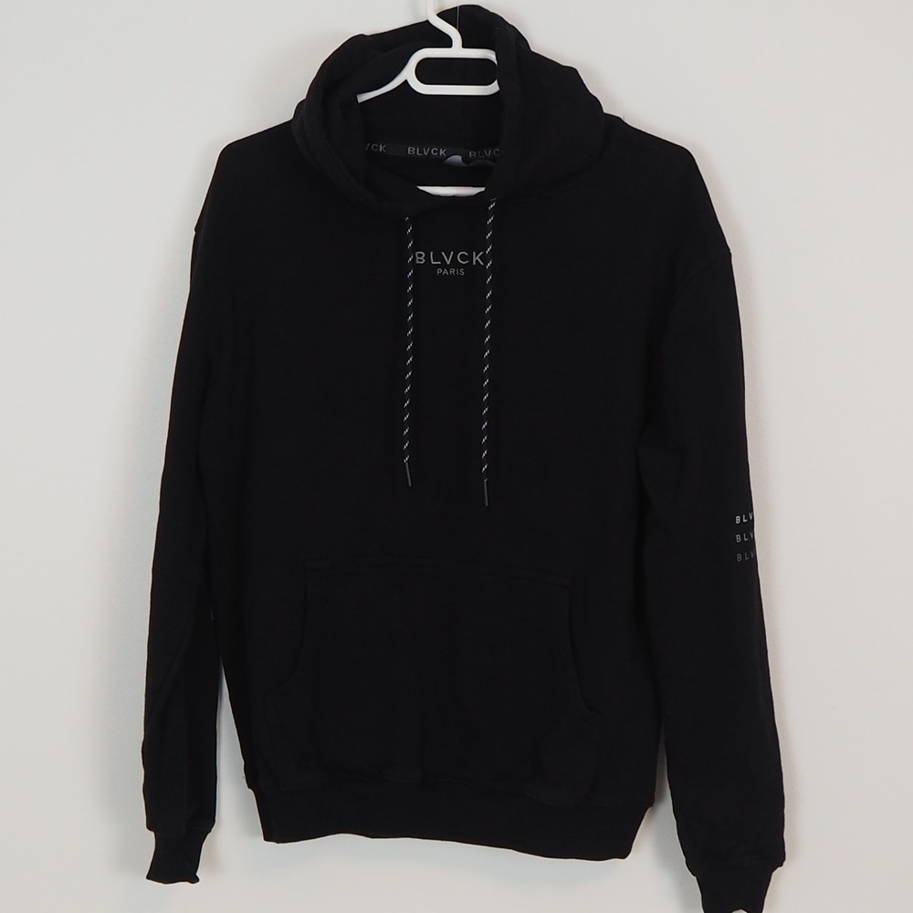 BLVCK Paris Sombre Skull Graphic Hoodie Morose Luxe 100% French Terry Streetwear